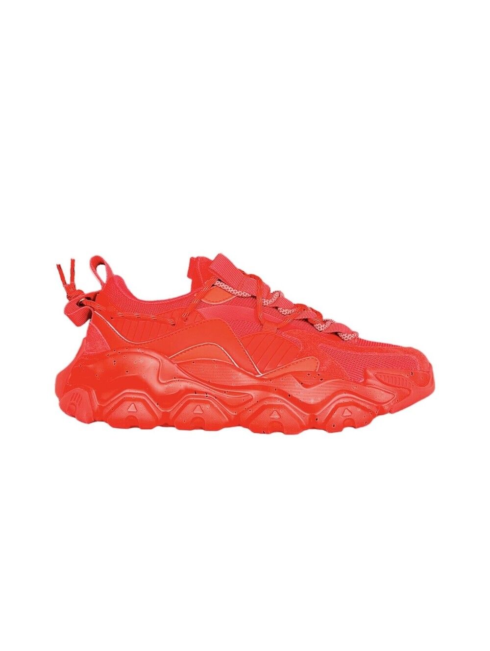 Javi Mens Cited Triple Red Sneakers Size 9.5